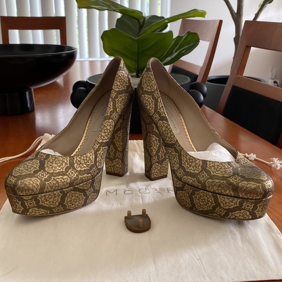 Stella McCartney Brocade Platform Pumps / Size: EU 39 / US 8.5 - Picture 1 of 13